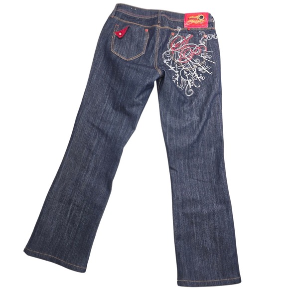 Vintage Y2K South Pole Jeans  Premium Women's Embroidered Jeans Size 9 - Picture 1 of 11